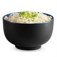 thumbnail image 2 of Kook Ceramic Japanese Noodle 34 Oz, Set of 4, Navy Inside, 2 of 4