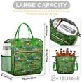 thumbnail image 5 of Green Dinosaurs Jurassic Pattern Womens Lunch Box for Work,Insulated Large Lunch Bag for Tween and Teen,Loncheras Para Mujer,Leakproof Adult Lunch Bag for Work,Beach,Travel,Picnic,Camping, 5 of 7
