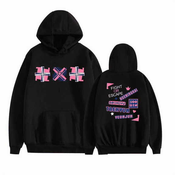 FGRSGHACVN TXT Hoodie Tomorrow X Together Merch Pullover Unisex Fashion Casual Cotton Sweatshirts