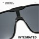 thumbnail image 4 of Gafas de sol oversize de una pieza para mujer, 4 of 5