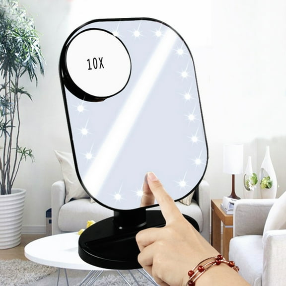 Washranp 10X Magnifying Mirror,Anti-Fog Suction Cup Easy Mounting Shower Makeup Shaving Mirror Pores Magnifier