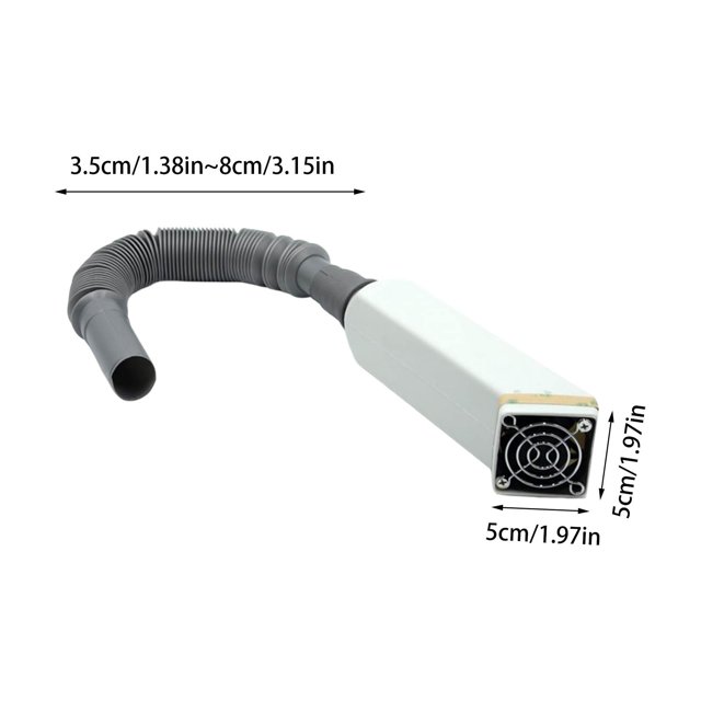 Ltdhehe Exhaust Fan Fume Extractor For Mobile Phone With Adjustable Hose Removal For Indoor Workspace