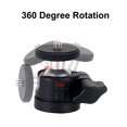 Rotation Mount Mini Orvunela Mini Desktop Tripod Ball Head with 360-Degree Rotation 1/4 ...