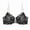 Black, variant on Fesfesfes Womens Bras Mesh Lace Bras Color Color Block Daily Bras Breasted Sport Bras