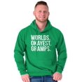 thumbnail image 4 of Worlds Okayest Gramps Relative Family Hoodie Hooded Sweatshirt Men Brisco Brands S, 4 of 5
