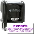 thumbnail image 1 of Self-Inking Expres Entrega Inmedia Stamp, Trodat Printy 4911, Press and Print Stamping, Impression Size 5/8" x 1-1/2", Up to 10,000 Impressions - Purple Ink, 1 of 10