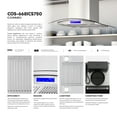 thumbnail image 3 of Cosmo 30 in. Ducted Island Range Hood in Stainless Steel with LED Lighting and Permanent Filters, 3 of 18