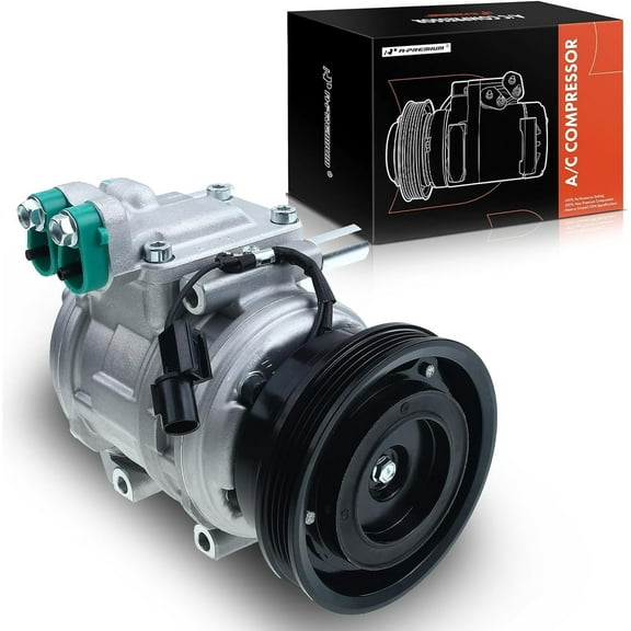 A-Premium Air Conditioner AC Compressor with Clutch Compatible with Hyundai Tucson 2.0L 2008-2009, Kia Sportage 2.0L 2008-2010