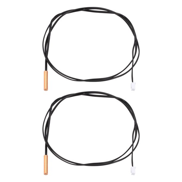 Uxcell 2 Paquete 15K Sonda Térmica NTC, Sonda de Sensor de Temperatura de Cobre de 39.4 Pulgadas