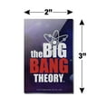 thumbnail image 3 of The Big Bang Theory Logo Rectangle Acrylic Fridge Refrigerator Magnet, 3 of 5