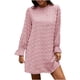 thumbnail image 1 of Vestido de bola de pelo de manga larga para primavera y otoño de princesa de color sólido para mujer Pompotops hdfakjf2883, 1 of 5