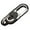 Black, variant on Key Chain Men’s Metal Snap Hook Carabiner Anti Loss Quick Release Swivel Belt Loop