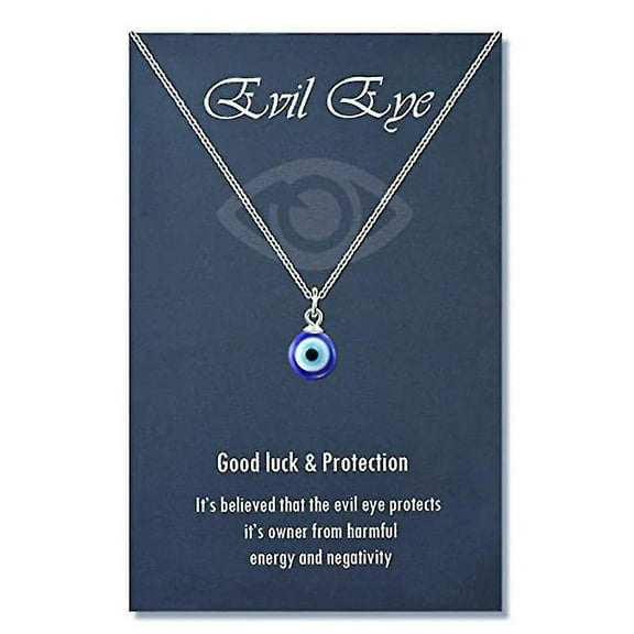 Blue Eye Necklace Evil Eye Pendant Necklace Turkish Evil Eye For Protection