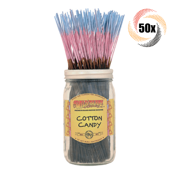 50x Wild Berry Cotton Candy Incense Sticks ( 50 Sticks ) Wildberry Fast Shipping