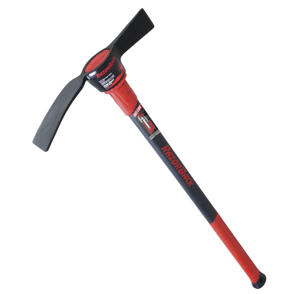 RazorBack 4117000 5 Lb 34" Cutter Mattock With Fiberglass Handle