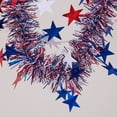 thumbnail image 6 of DR.Planzen 27FT 4th of July Garland Patriotic Tinsel Garland Red White Blue Garland Decoration - 3 Pack 9ft Garland Decor, Independence Day Decor for Home Party Memorial Day Veterans Day Labor Day, 6 of 10