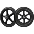 thumbnail image 2 of Universal Walker Wheels Replacement Parts For Elderly Mobility 5.95.92in Black Wear-resistant Functionality 2Pcs, 2 of 4