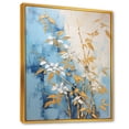 thumbnail image 2 of Designart "Zen Moment With Blue And Gold Bamboo II" Bamboo Floater Framed Wall Art Prints, 2 of 5