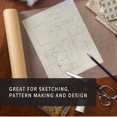 thumbnail image 5 of Bienfang Sketching & Tracing Paper Roll, Canary Yellow, 12 Inches x 50 Yards (2-Pack) 100 Yards Total - for Drawing, Trace, Sketch, Sewing Pattern, 5 of 8