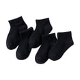 thumbnail image 2 of Fesfesfes Kids' Athletic Cushioned Ankle Socks 5 Pairs Low Cut Tab for Youth Boys Girls, 2 of 4