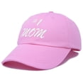 thumbnail image 4 of DALIX #1 Mom Hat Number One Mothers Day Gift Embroidered Baseball Cap in Light Pink, 4 of 6