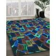 thumbnail image 2 of Ahgly Company Indoor Rectangle Patterned Aquamarine Stone Green Area Rugs, 5' x 8', 2 of 6