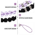 thumbnail image 2 of Shisuyan Crystal Glass Phone Charm Strap 2Pcs 7.1X1.2X0.2In, 2 of 9