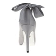 thumbnail image 5 of Womens Nina Karen Rhinestone Ribbon Ankle-Strap Pumps, Royal Silver, 5 of 6