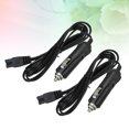 Stri 2PCS 12V 2m Car Fridge Power Adapter Extension Cord Electric Mini