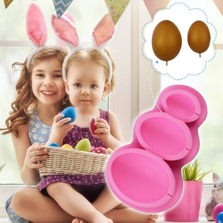 

Taqqpue Easter Decorations on Clearance! Easter Silicone Molds Easter Eggs Silicone Molds for Chocolate Candy Cookie Muffin Fondant DIY Baking Molds Tools Kitchen Utensils for Easter Party Favors