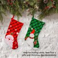 thumbnail image 2 of Kearding Calcetín de Navidad Papá Noel Árbol de Navidad Ventana Regalos Almacenamiento Calcetín Casa Oficina Hotel Colgantes Decoración para verde Type3 NO3 Kearding HA065268-02, 2 of 6