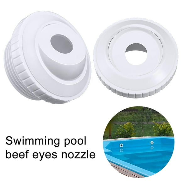 NIBOLOG Pool Jet Nozzles 3/4-Inch Pool Eyeball Jet SP1419D Opening Water Directional Flow Inlet Pool Return Jet Fittings Pool Accessories