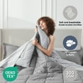 thumbnail image 3 of LammaLoe Twin XL Comforter Set, With Sheets, Reversible Bed In A Bag 5 Piece, Bedding Set, Grey, 3 of 7