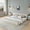 Beige, variant on California King Upholstered Bed Frame with Thick Chenille Fabric, Grounded Platform Bed with Headboard, Solid Frame, No Box Spring Needed, Modern Bedroom, Green