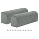 thumbnail image 1 of 2Pcs Fundas de Silla Elásticas, Fundas de Silla de Poliéster, Gris, 1 of 6