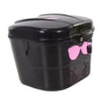 thumbnail image 3 of Vsenkes Electric Bike Basket Front Mounted with Lock Cargo Rack for Shopping Black and Pink, 3 of 9