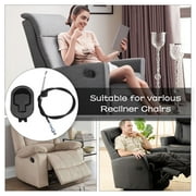 Baridwon Recliner Replacement Parts with Durable Plastic Pull Handle and Recliner Release Cable, Repair for Most Furniture of Recliner Chair Sofa Couch, 2 Set