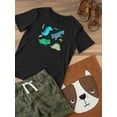 thumbnail image 3 of Colored Dinos T-Shirt Toddler -Image by Shutterstock,  2 Toddler, 3 of 4