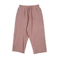 thumbnail image 5 of VBARHMQRT Flare Sweatpants Men's Large Size Breathable Large Pocket Lace up Solid Color Cropped Pants, 5 of 5