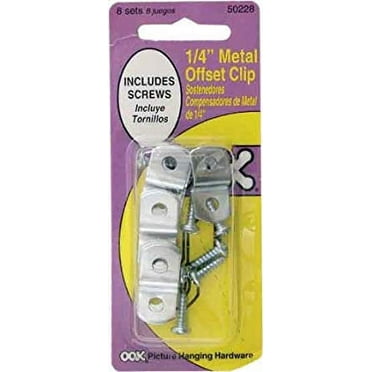OOK Metal Offset Clip, 1/4"