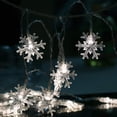 thumbnail image 3 of Mini luces LED navideñas de 19,6 pies y 40 piezas, alimentadas por batería para interiores y exteriores, jardines, patios y vacaciones, 3 of 5