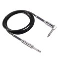 thumbnail image 2 of Cable de guitarra de 1/4 pulgadas a ángulo 1/4 pulgadas 6,35mm perfke pro Audio 3 metros, 2 of 9