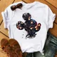 thumbnail image 3 of Camiseta de algodón para niños de Disney Mickey Minnie Mouse, nueva camiseta de moda Harajuku para niña, camiseta de verano de manga corta para bebé, ropa para niño, 3 of 5