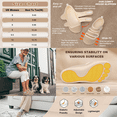 thumbnail image 3 of Barerun Womens Slippers Wide Diabetic Shoes for Women Adjustable House Shoes Arthritis Edema Swollen Bedroom Shoes Size 6, 3 of 6