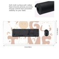 thumbnail image 3 of Disketp Cat Yoga Time Gaming Mouse Mat Long Extended Mouse Pad Desk Mat Non-Slip Rubber Mice Pads Stitched Edges(315.5 x 16 x 0.12 Inches), 3 of 8