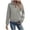*Gray, variant on Cropped Coat for Women's, Zip Up Lapel Collar Lightweight Bomber Jackets,Casual Trendy Jackets Gray,Womens Plus S