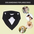 thumbnail image 4 of WHAMVOX Pañuelo Triangular Negro Para Perro Con Moño Para Estilo Y, 4 of 8