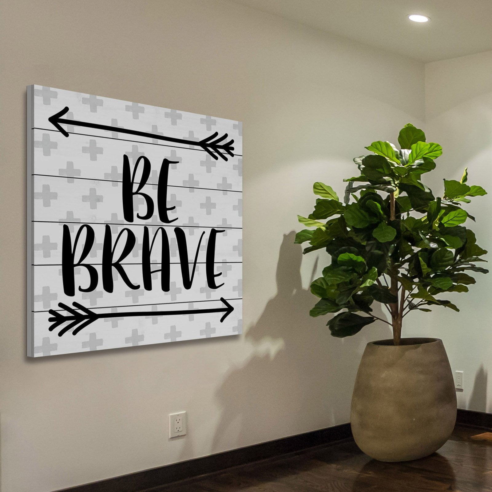 Marmont Hill "Brave Arrows" by Diana Alcala Painting Print on White Wood