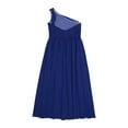 thumbnail image 3 of Alvivi Kids Girls One Shoulder Junior Bridesmaid Dress Formal Party Maxi Gown 6-16, 3 of 7