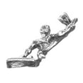 thumbnail image 4 of Rhodium Plated 925 Sterling Silver Pommel Horse Gymnastic Pendant, 4 of 5